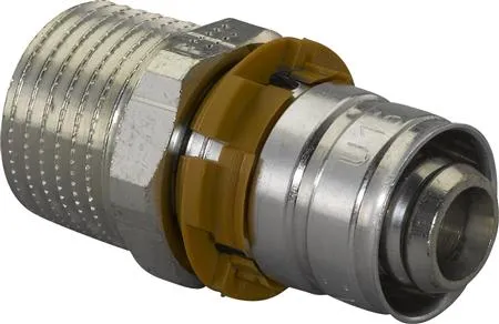 Uponor press adapter male thread 50-r1 1/2mt
