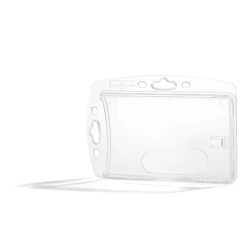 ID-korthållare DURABLE 890519, HxB: 5,4 x 8,7 cm, transparent, 10-pack
