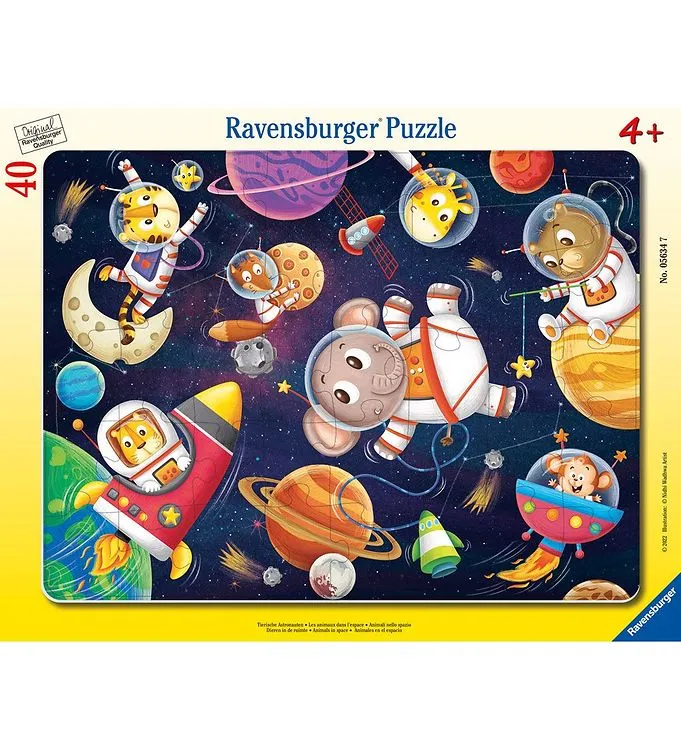 Animal Astronauts Pussel 40 bitar Ravensburger