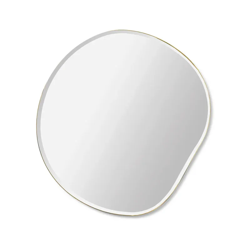 Ferm Living Pond spegel Small brass