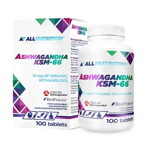 Allnutrition – Ashwagandha KSM-66, 100 tabletter