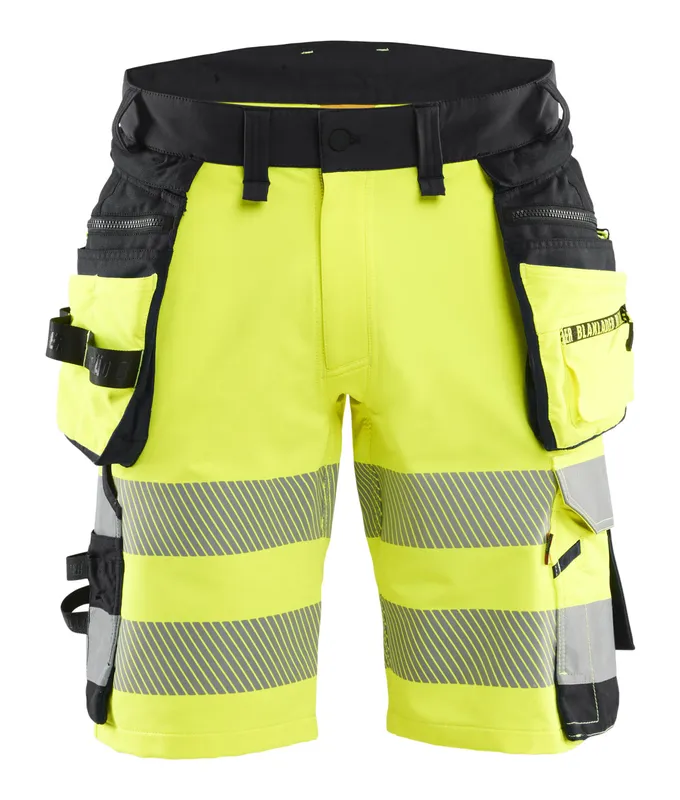 Blåkläder 112016483399C48 Shorts varsel, gul/svart Gul/svart