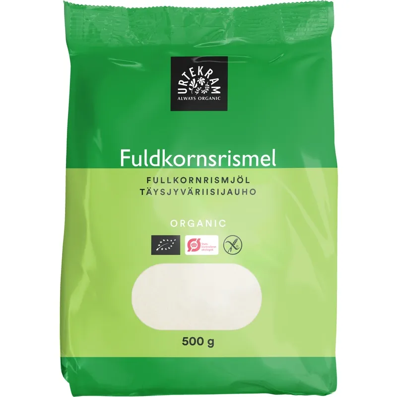 Urtekram Fullkornrismjöl Eko 500g