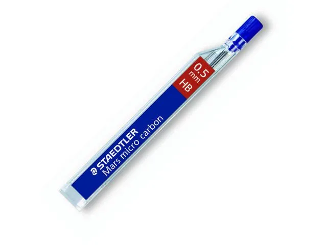 Stift till stiftpenna Mars Micro 0,5mm HB 12-pack Staedtler