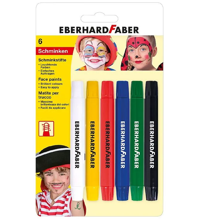 Eberhard Faber Ansiktsfärg - 6 Färger