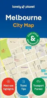 Lonely Planet Melbourne City Map