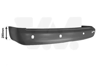 Stötfångare bak VAN WEZEL 5868549