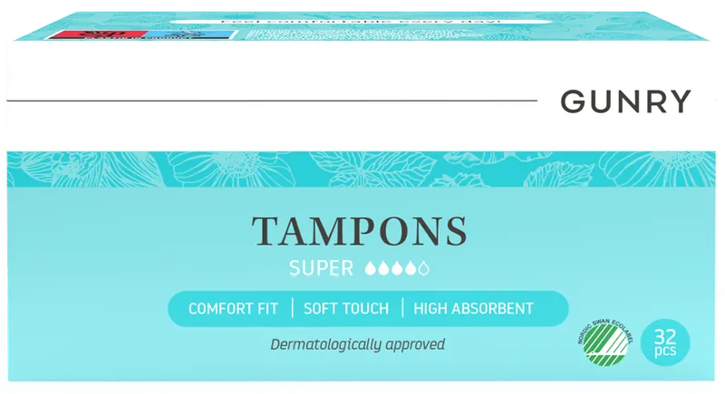 Gunry tampons super 32 st