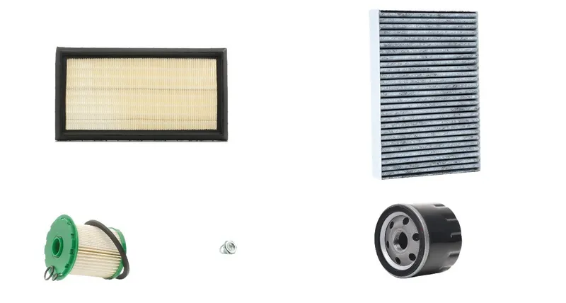 Filtersats RIDEX 4055F13778