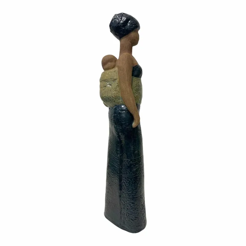 Gustavsberg – Figurin – Afrikansk Kvinna med barn design Lisa Larson