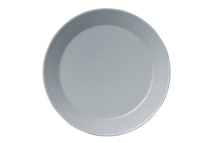 IIttala - Teema 6 st Mat Tallrikar 26 cm Pärlgrå design Kaj Franck