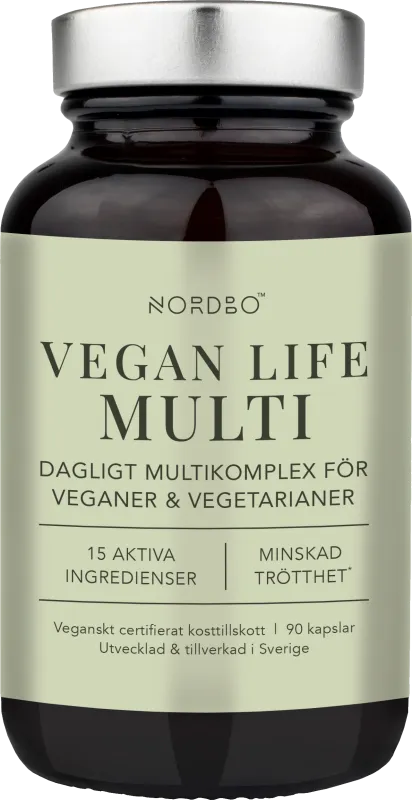 Nordbo Vegan Life Multi 90kap