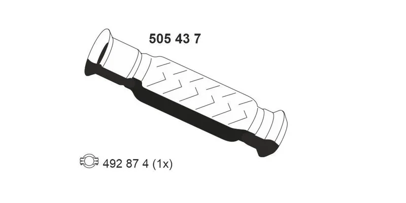 Avgasrör ERNST 505437