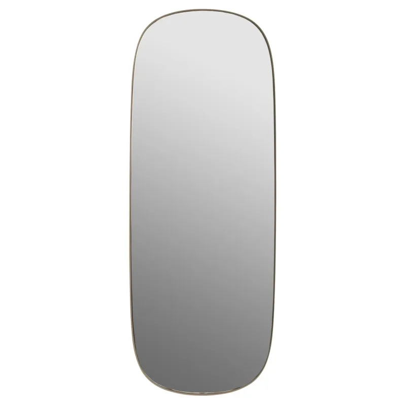 Muuto Framed spegel stor Taupe-clear, 118×44,5