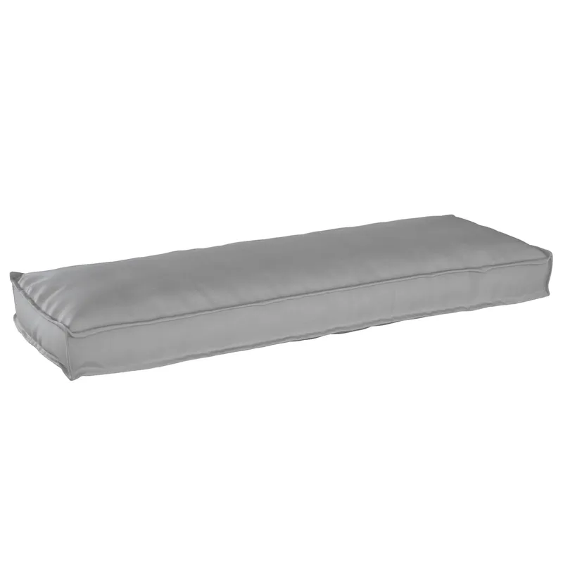 vidaXL Kudde Oxford Tyg Grå 120 x 40 x 8 cm