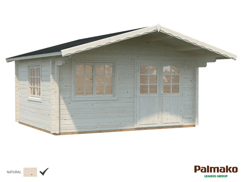 Palmako Helena Stuga 16,2 m²/inv. 15,1 m², obehandlad