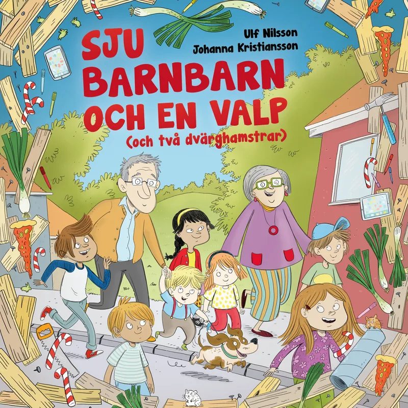 Sju barnbarn och en valp (och två dvärghamstrar), Ljudbok