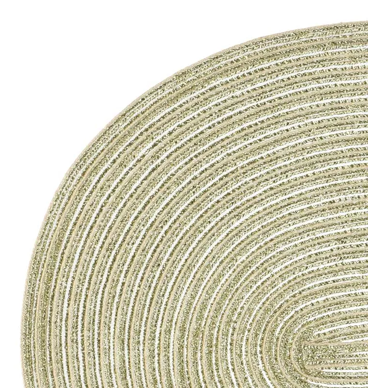 Oval Bordstablett 30 x 45 cm - Guld