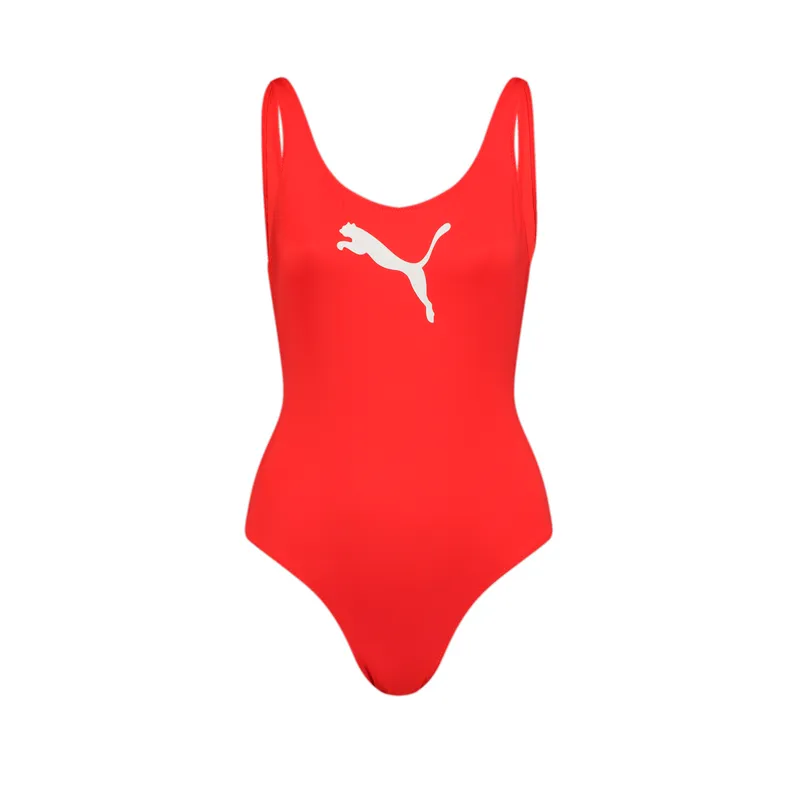 Puma Swimsuit Röd Small Dam
