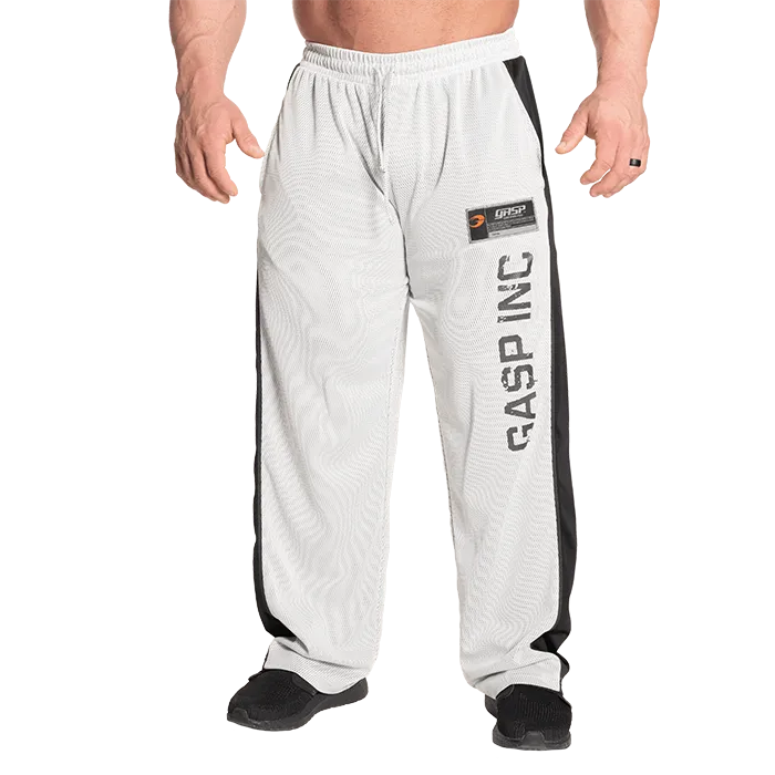 No 1 Mesh Pant, White/Grey (#2866)