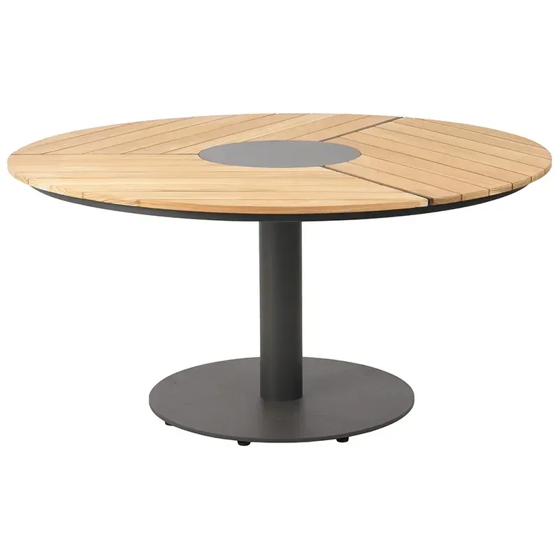 Brafab, Peace Wood matbord 150 cm antracit / teak