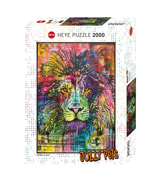 Pussel – Jolly Pets: Lejonhjärta 2000 Bitar