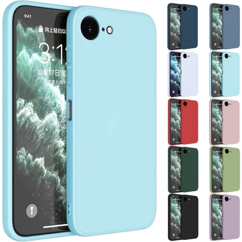 Iphone 16e skal mobilskal silikon / TPU (#8615)