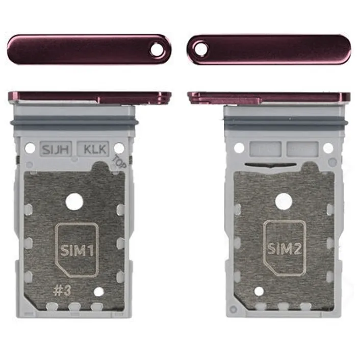 Samsung Galaxy S22 Ultra Simkortshållare – Burgundy