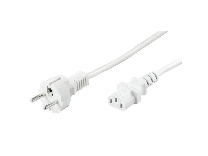 Pro Power cable C13 - Vit - 1.5m