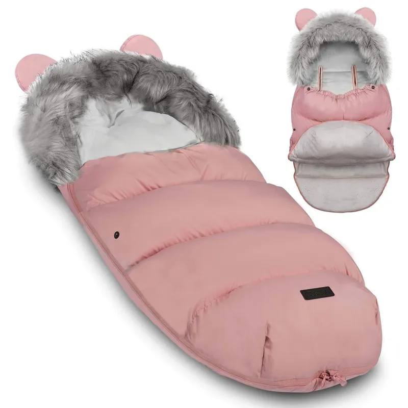 Elmi Ricokids sovsäck för barnvagn och släde - rosa