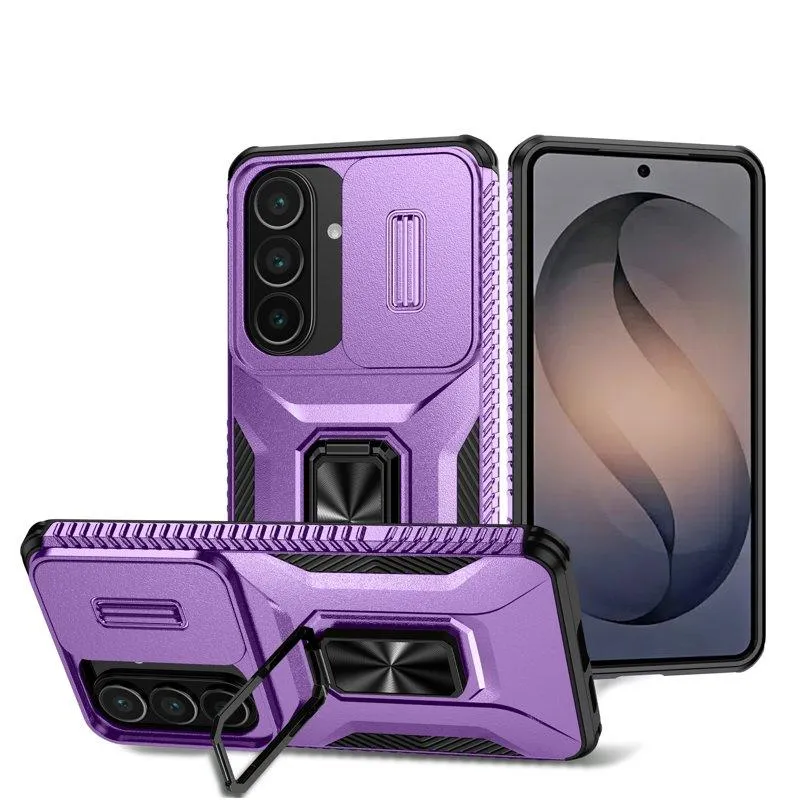 Mobilskal för Samsung Galaxy S26 Kickstand TPU + PC – Lila