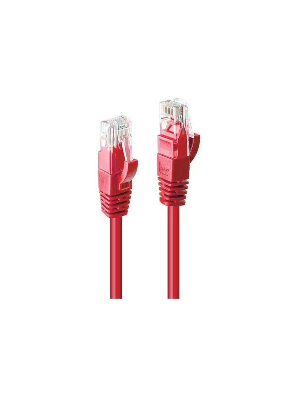 Lindy patch cable - 2 m - red - Röd - 2m