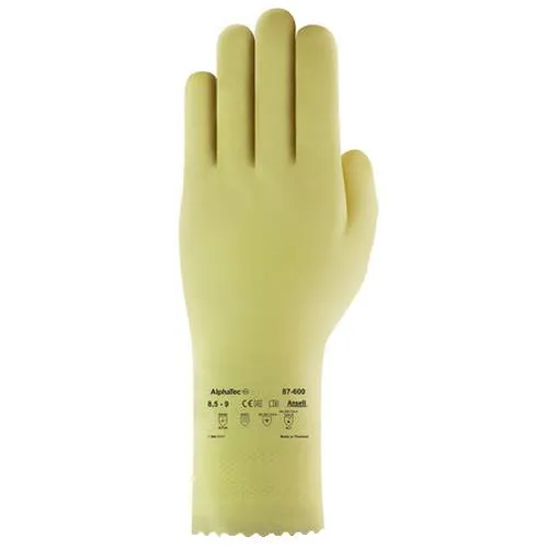 Ansell Duzmor Plus 87-600 Handske Kemskydd, Naturgummilatex, Strl 9,5-10