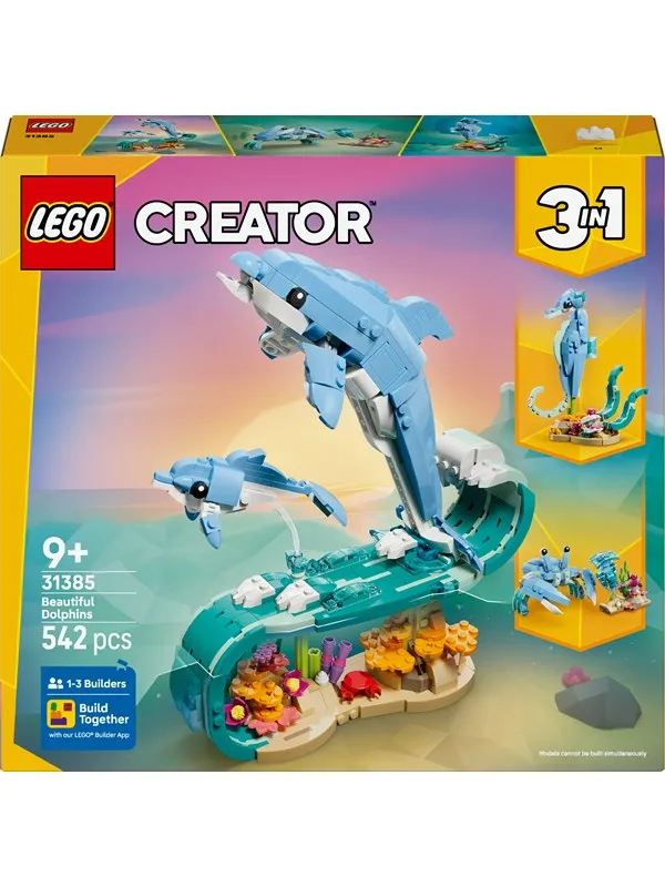 Havsdjur: vackra delfiner LEGO Creator (31385)