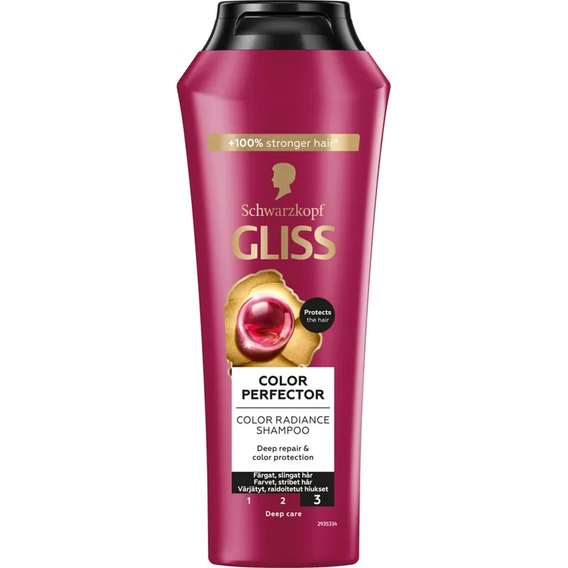Schwarzkopf Gliss Color Radiance Shampoo Color Perfector for Coloured & Highlighted Hair – 250 ml