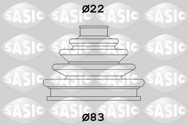 Bälgsats, drivaxel SASIC 4003437