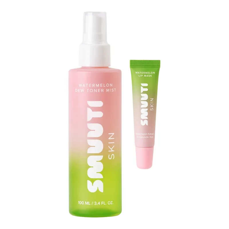 Smuuti Skin Watermelon Set Lip Mask & Dew Toner Mist - 115 ml
