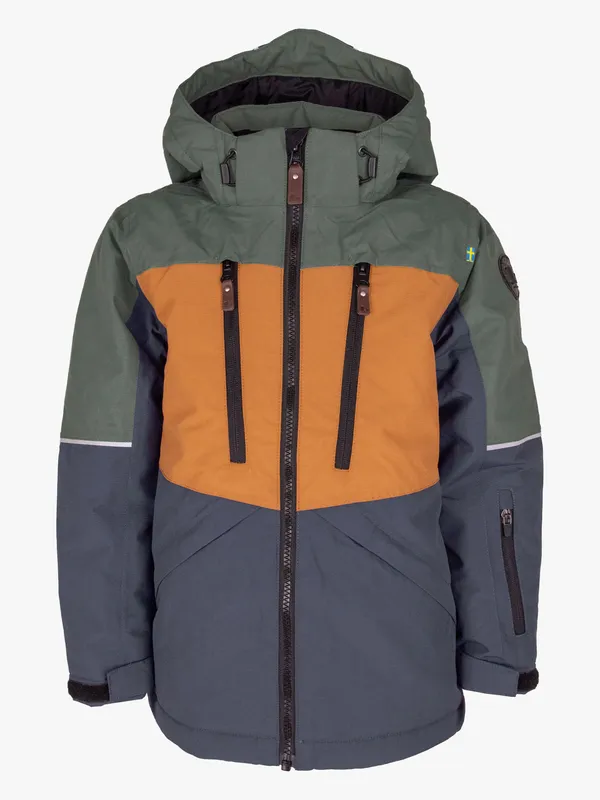 Lindberg Kids’ Alpine Winter Jacket Green/Blue