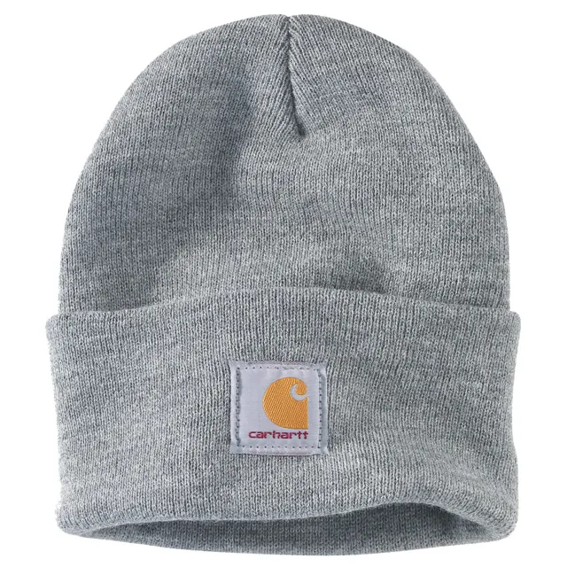Carhartt Knitted Cuffed Beanie Heather Grey