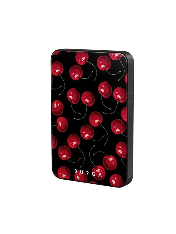 Burga Cherrybomb - MagSafe Power Bank 5000 mAh Gunmetal - 5000 mAh