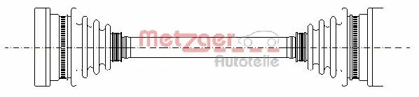 Drivaxel METZGER 7210026