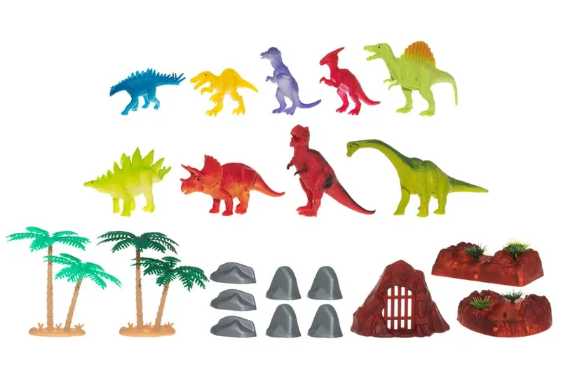 Lekset Dinosaurier 22-pack