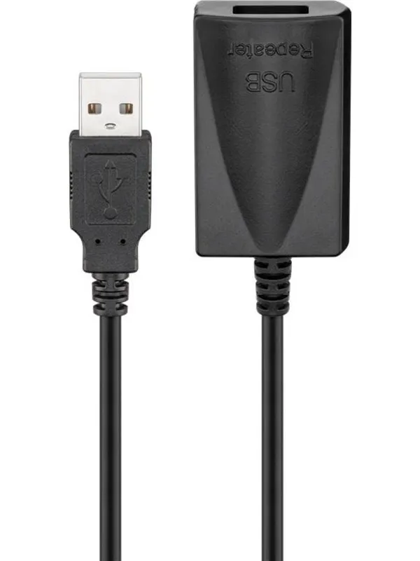 Pro Active USB 2.0 extension cable black