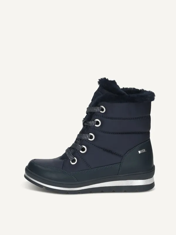 CAPRICE Bootie, blue, made of Textile and synthetic without heel, Size 36