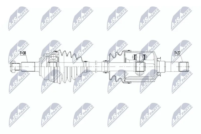 Drivaxel NTY NPW-FR-199