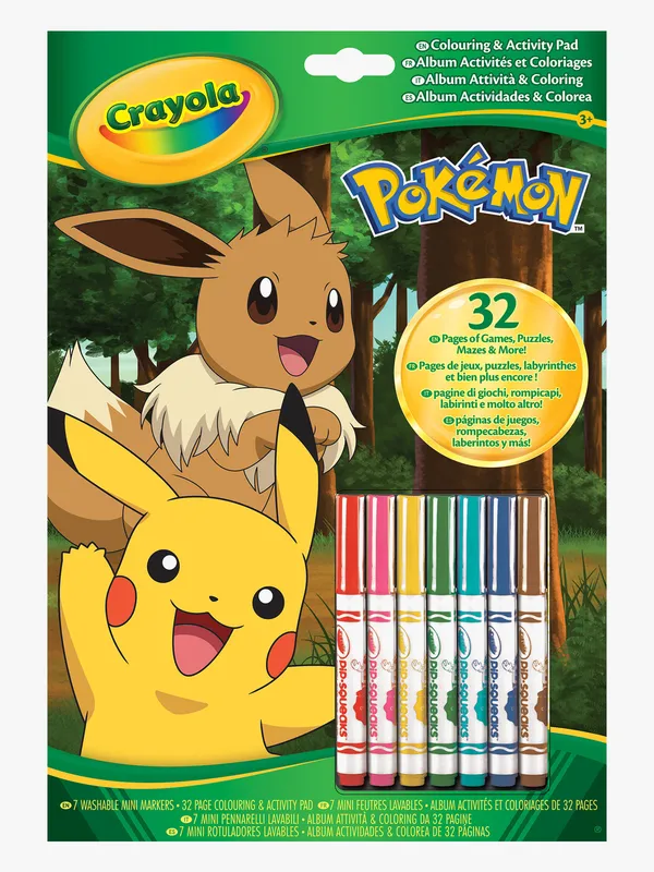 Coloring & Activity Book Pokemon Crayola