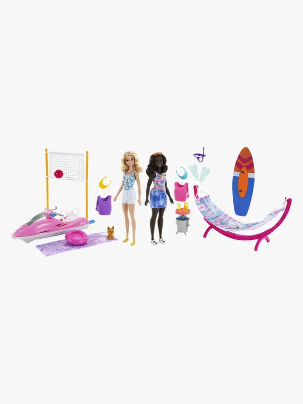 Barbie Beach Friends Dockor och Tillbehör