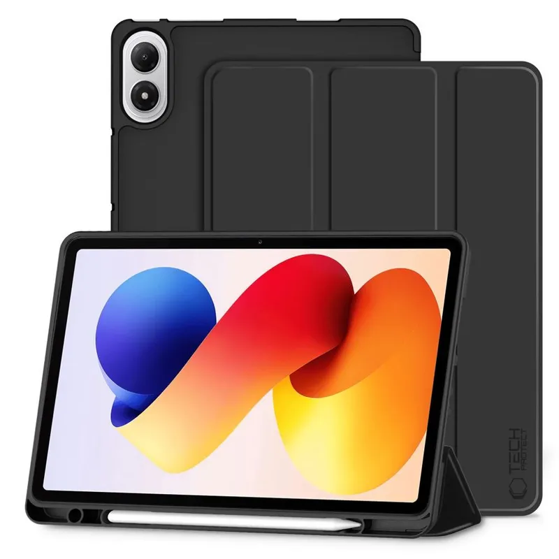 Tech-Protect SmartCase Pen Case for Xiaomi Poco Pad M1 / Redmi Pad 2 Pro 12.1 - Black