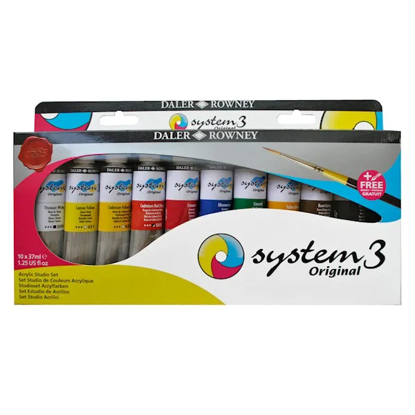 System3 Acrylic Studio Set 10×37 ml