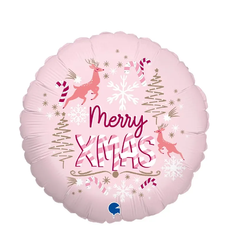 Folieballong Merry Xmas 46cm